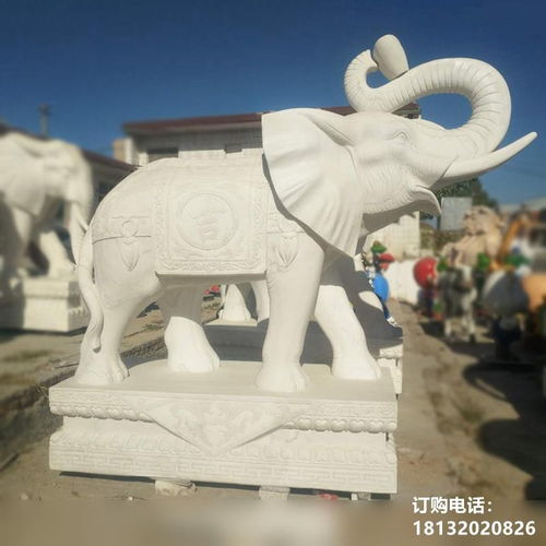 石雕小象 三明青石雕塑小象制作厂家